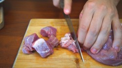 Тушеная капуста с бараниной