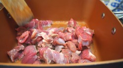 Тушеная капуста с бараниной