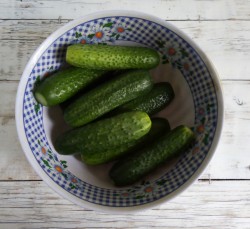 название картинки Огурцы с кабачками на зиму маринованные