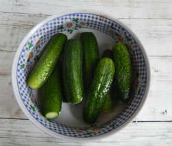 название картинки Огурцы с кабачками на зиму маринованные