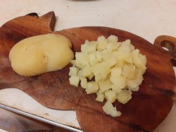 Окрошка с куриным филе