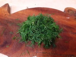 Окрошка с куриным филе