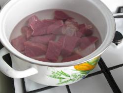 название картинки Окрошка на воде с говядиной и майонезом