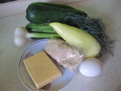 название картинки Оладьи из кабачков в духовке