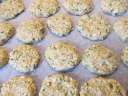 название картинки Оладьи из кабачков в духовке