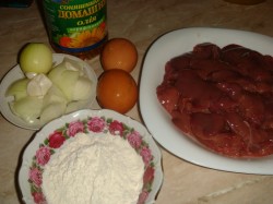 Оладьи из куриной печени