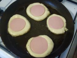 Оладьи на простокваше с начинкой