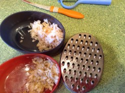 Оладьи с яблоками и бананами на кефире