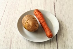 Оливье с красной рыбой - шаг 3 Оливье с красной рыбой - шаг 3