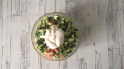 Салат Оливье с креветками - шаг 6