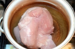 Оливье с мясом салат