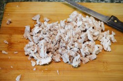 Оливье с мясом салат