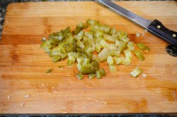 Оливье с мясом салат