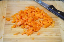 Оливье с мясом салат