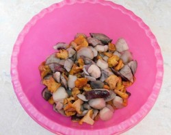 Омлет с грибами