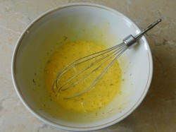 Омлет с грибами