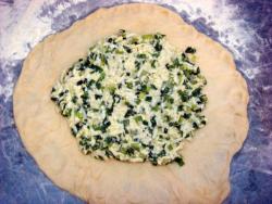 Осетинские пироги с зеленым луком