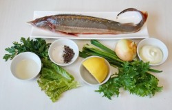 Осетр в духовке целиком