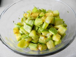 название картинки Кабачки по грузински с грецкими орехами