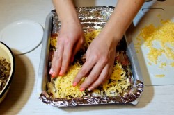 название картинки Отбивная свиная под сыром с грибами