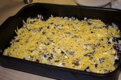 название картинки Новогодние отбивные с сыром и грибами в духовке куриные