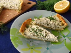 Песочный пирог с творогом и зеленью - шаг 13 Песочный пирог с творогом и зеленью - шаг 13