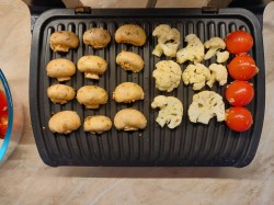 название картинки Овощи на домашнем электрогриле