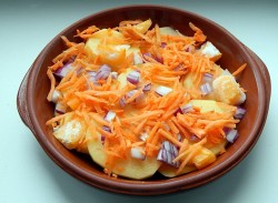 Овощи в сметане запеченные