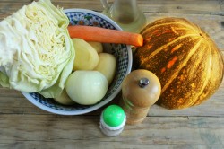 название картинки Овощи в тыкве запеченные в духовке