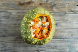 название картинки Овощи в тыкве запеченные в духовке