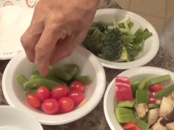 название картинки Вок с овощами и грибами