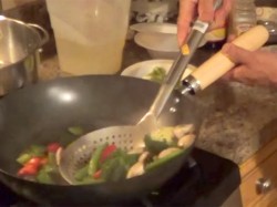 название картинки Вок с овощами и грибами