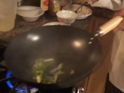 название картинки Вок с овощами и грибами