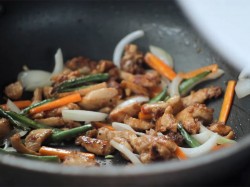 Овощная куриная лапша вок - шаг 17 Овощная куриная лапша вок - шаг 17