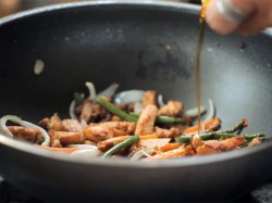 Овощная куриная лапша вок - шаг 21 Овощная куриная лапша вок - шаг 21