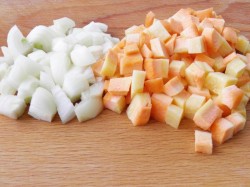 Овощное рагу: кабачки, баклажаны, картофель