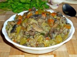 название картинки Овощное рагу с грибами