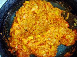 Овощное рагу кабачки с капустой и шампиньонами