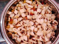 Овощное рагу кабачки с капустой и шампиньонами