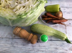 Овощное рагу с капустой