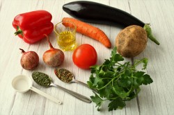 название картинки Овощи запеченные в рукаве в духовке