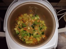 название картинки Овощной молочный суп