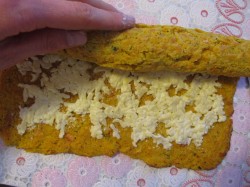 название картинки Овощной рулет с сыром без муки в духовке