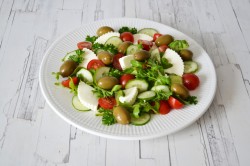 название картинки Салат с творожным сыром