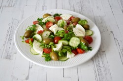 название картинки Салат с творожным сыром