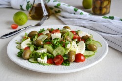 название картинки Салат с творожным сыром