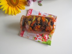 Соте из баклажанов и кабачков на зиму