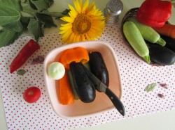 Соте из баклажанов и кабачков на зиму