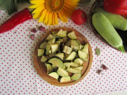 Соте из баклажанов и кабачков на зиму