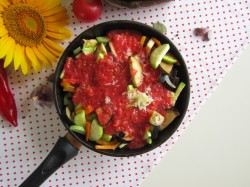 Соте из баклажанов и кабачков на зиму